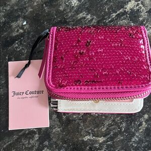 Juicy Couture Fuchsia Sequin Wallet